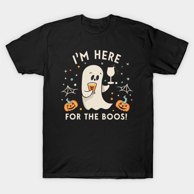 Ghost Here For The Boos T-Shirt by nekopaffu